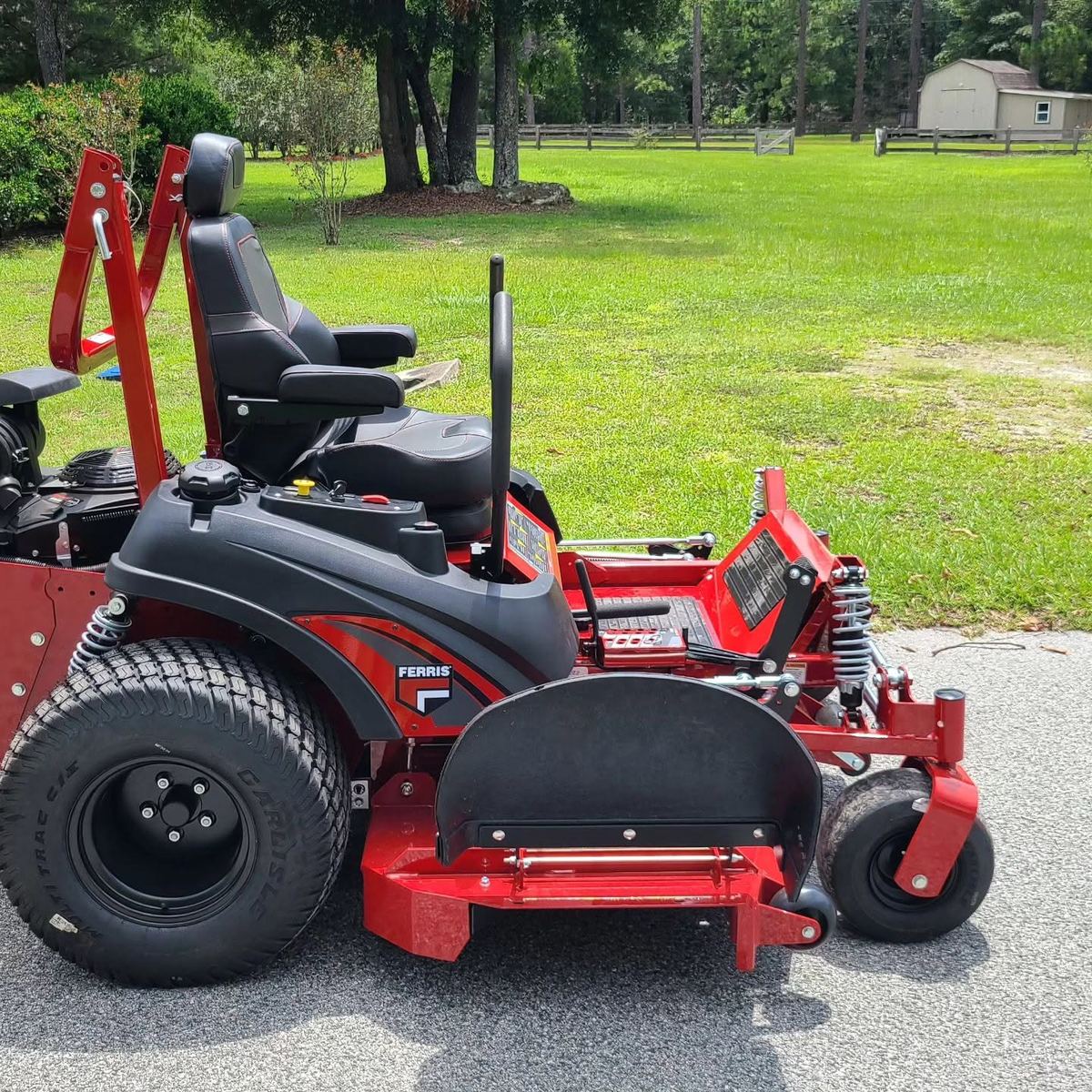 Premier Lawn Care's professional Ferris mowing equipment